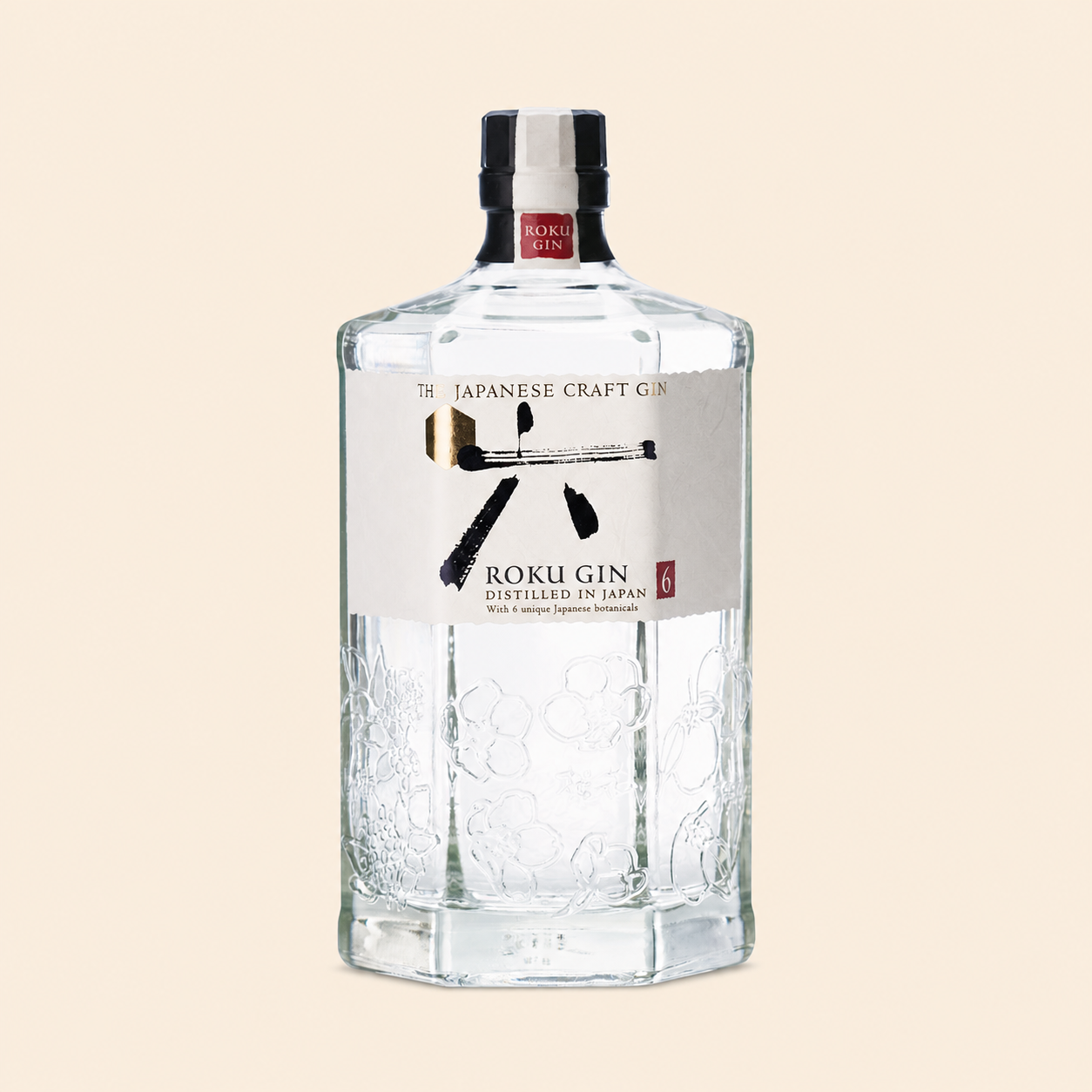 Flasche Gin Roku